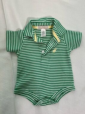TBBC The Beaufort Bonnet Company Boys Onesie Pima Cotton Golf Polo 0-6 Months
